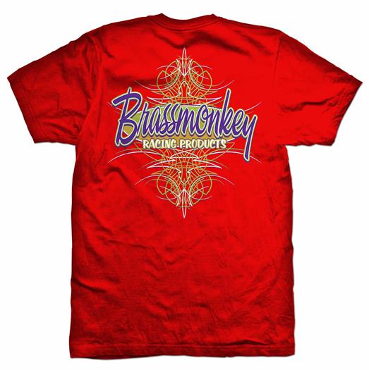 Brass Monkey Racing Products Red T-Shirt