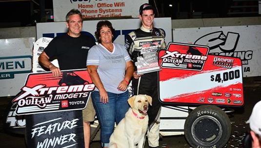 Chase McDermand Claims Victory at Davenport Speedway with POWRi National Midgets