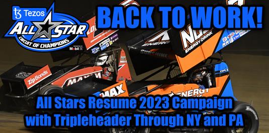 All Stars resume 2023 campaign with tripleheader through NY and PA