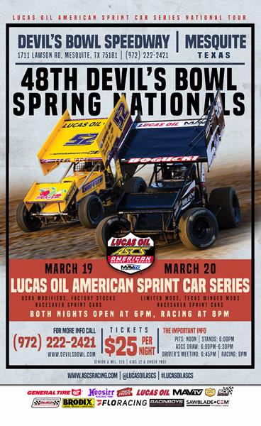 Lucas Oil American Sprint Car Series On Track For 2021 Kickoff At Devil’s Bowl Speedway