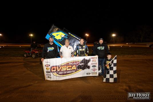 Tyler Street Claims OVSCA Sprint Car 'Vapors in the Valley' at Ohio Valley Speedway