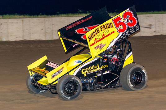Dover Charges to Top 10 During Debut at Eldora Speedway