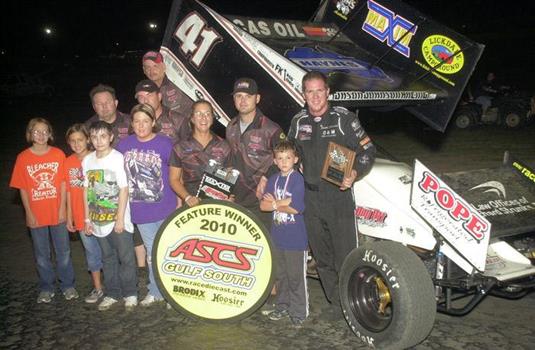 Jason Johnson is Golden in ASCS Gulf South Go at Beaumont!