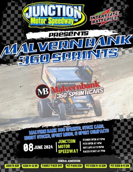 Malvern Bank 360 sprints sponsored by interstate batteries