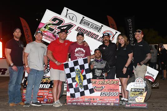 KANSAS CITY CHAOS: Rico Abreu Wins Wild Feature at Lakeside Speedway