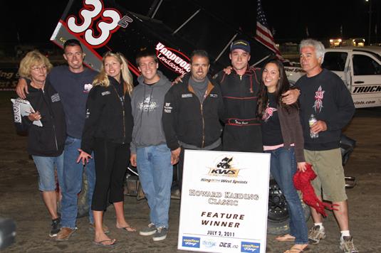 Evan Suggs scores 1st career Golden State 410 Series victory during HK Classic