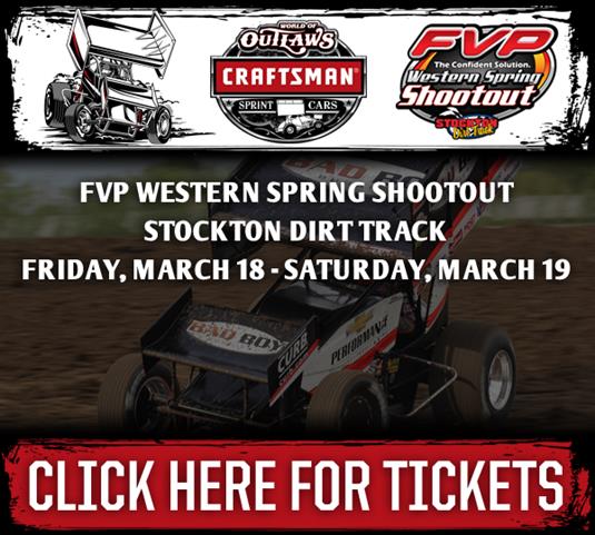 WoO Stockton Dirt Track March 18-19 Get Your Tickets Now!