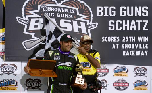Schatz Fires Off His Big Guns at Knoxville to Join the Winningest Drivers