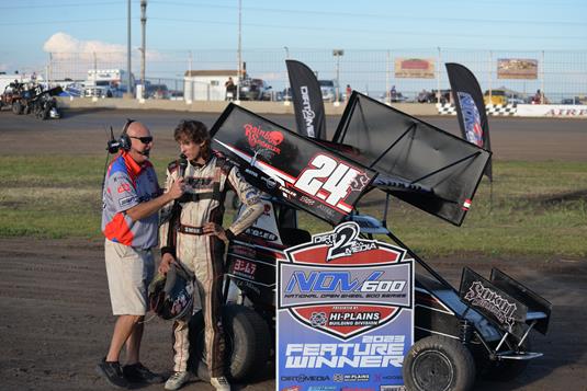 Colby Sokol and Jude Allgayer Enjoy Victory During First Round Of Dirt2Media NOW600 Monday Features At Airport Raceway!