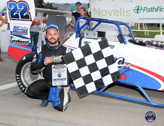 Bruce Bags Second Supermodified Win in Compass Federal Credit Union Twin 40 #1
