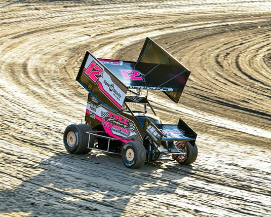 Bentley Mendoza Competes in USCS Mini Sprint Competition at The Ditch