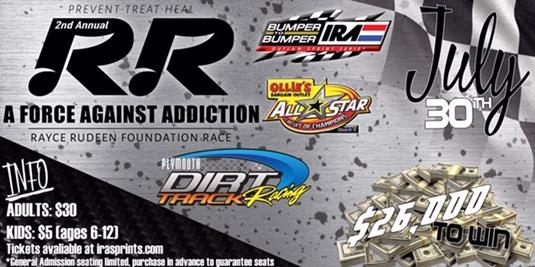IRA/Allstar Rayce Rudeen Foundation Race Almost Sold Out