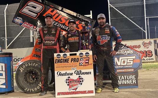Big Game Motorsports and Gravel Record World of Outlaws Win at Attica Raceway Park