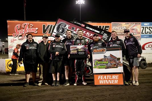 Kaleb Johnson Continues Winning Streak at Huset’s Speedway