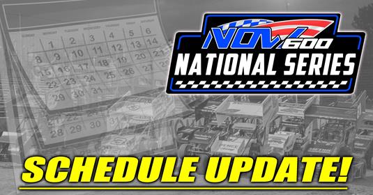 Unfavorable Forecast Postpones Sooner 600 Week to July 23-26!