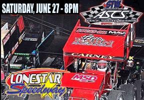 $3,000/win ASCS LoneStar SPRINT SHOWDOWN & Much More - SAT. JUNE 27