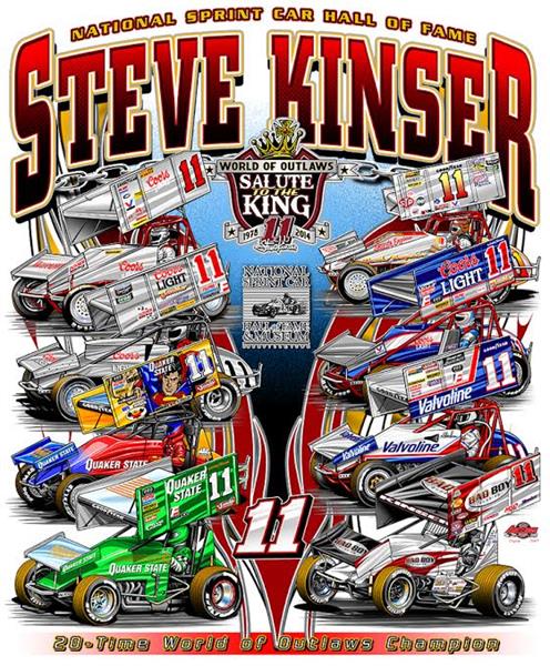 "Salute to Champion Steve Kinser" Posters Being Reprinted