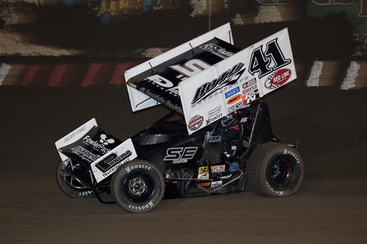 Scelzi Nets his Best World of Outlaws Result following Charge at Stockton