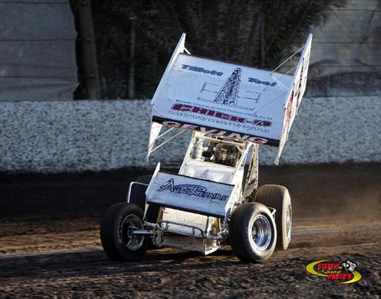 Geving comes home 14th in World of Outlaws feature at Calistoga
