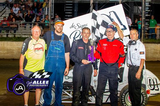 Bobby Layne Victorious at Central Missouri Speedway with POWRi MLS