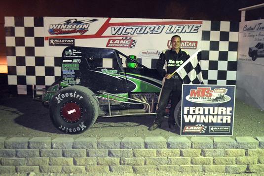 Mike Burkin Wins MTS Feature at Winston