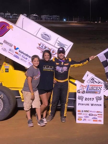 Hagar Hangs Tough for USCS Triumph at Lexington 104 Speedway