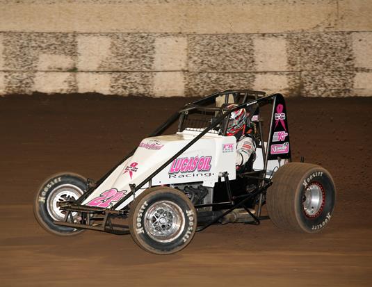 Scelzi Powers From 17th to 4th During Nonwing 360 Sprint Car Debut