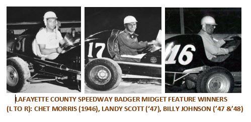 “First time since 1948 Badger returns to Lafayette County Speedway!!!”