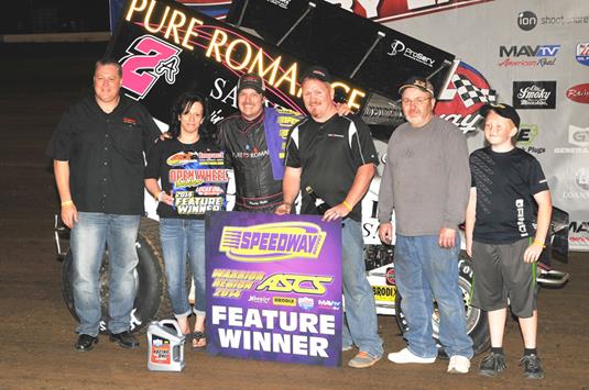 Randy Hibbs collects first ASCS Warrior Region Victory