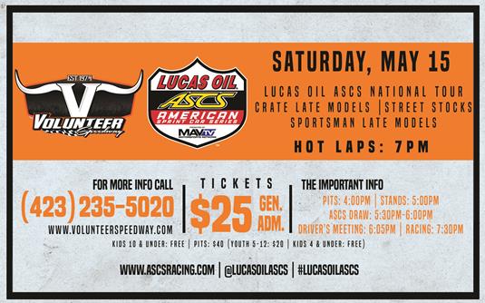 Volunteer Speedway Debut On Deck For Lucas Oil American Sprint Car Series