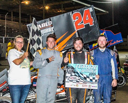 Johnny Boos Remains Victorious in 2021 POWRi Rocky Mountain Lightning Sprints