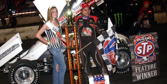 Kraig Kinser Earns First 2013 Win at Historic Orange County Fair Speedway