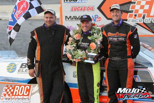 TOMMY KRAWCZYK & JAKE LUTZ WITH PRESQUE ISLE DOWNS & CASINO RACE OF CHAMPIONS WEEKEND WINS