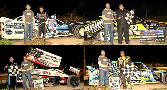 Scheffler excels in Plymouth Super Six Late Models, Berth bags first PDTR 360 Sprint Car win