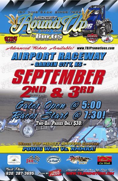 Midget Round Up Draws Closer for Airport Raceway and TBJ Promotions