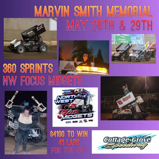 MARVIN SMITH MEMORIAL MONDAY! LAP SPONSORSHIPS ON SALE NOW!!
