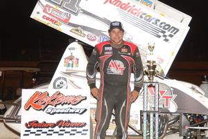 A Solid Season for Kraig Kinser in 2012 with Four World of Outlaws Wins