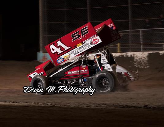 Dominic Scelzi Caught Up in Crash While Racing for Win at Petaluma Speedway