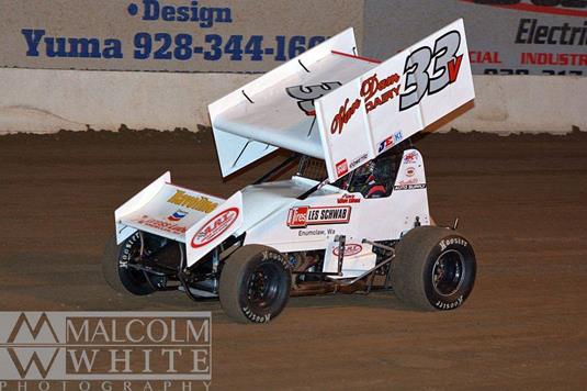 Van Dam Scores Three Straight Top 10s to Wrap Up Winter Heat Sprint Car Showdown