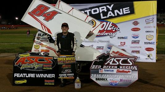 Hanks Extends ASCS Red River Points Lead following Victory at Lucas Oil Speedway