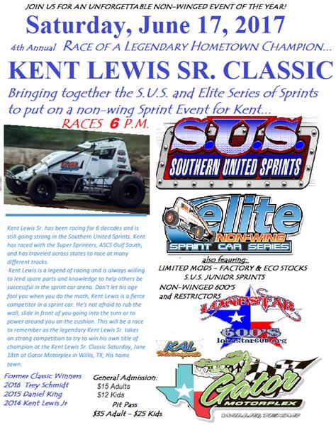Kent Lewis Sr. Classic 4th Annual