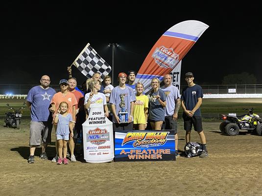 McIntosh Scores First Career Lucas Oil NOW600 Series Stock Non-Wing Win During Event at Caney Valley Speedway