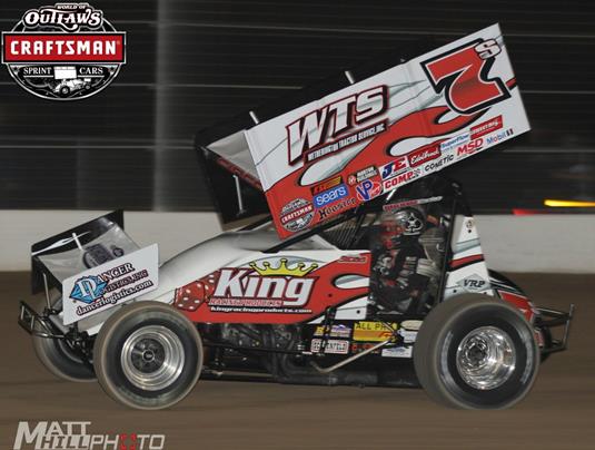 Sides Picks Up Career-Best World of Outlaws Result at Stockton Dirt Track