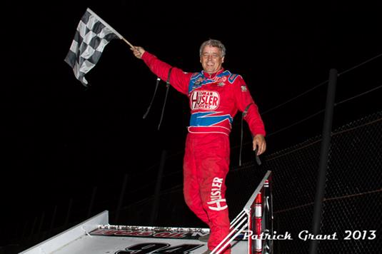 Swindell Hustles the Highbanks for Lucas Oil ASCS Score.