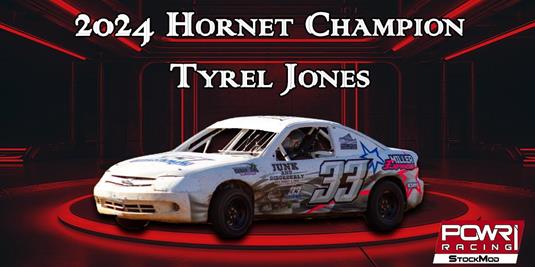 Tyrel Jones Joins Title-Holder List with POWRi Hornet Division Season Championship