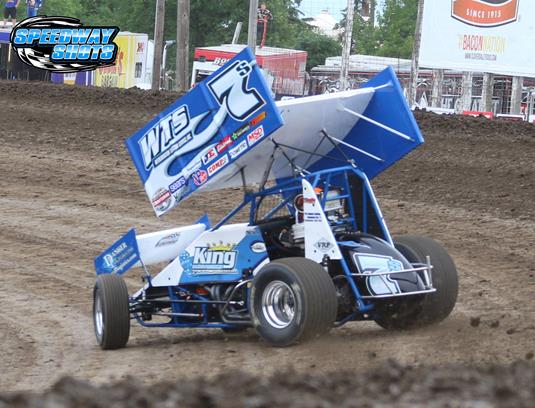 Sides Rallies for Top Five at Dakota State Fair Speedway With World of Outlaws