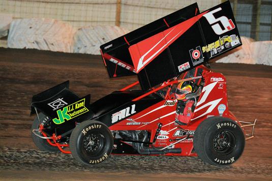 Ball Rebounds to Finish Fifth at 34 Raceway, Places Third in Sprint Invaders Championship Standings