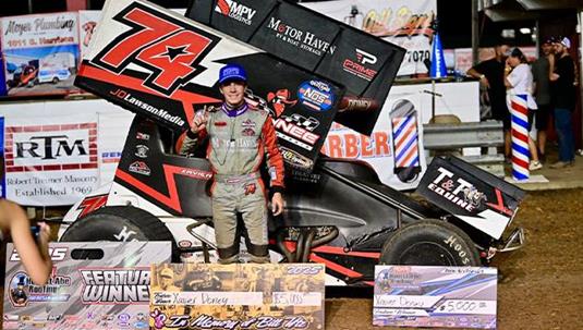 Xavier Doney Reigns as 2025 Missouri State Fair Champ with POWRi 410 Outlaw Sprints