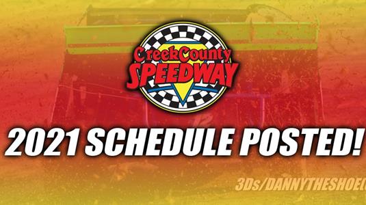 2021 Creek County Speedway Schedule Announced
