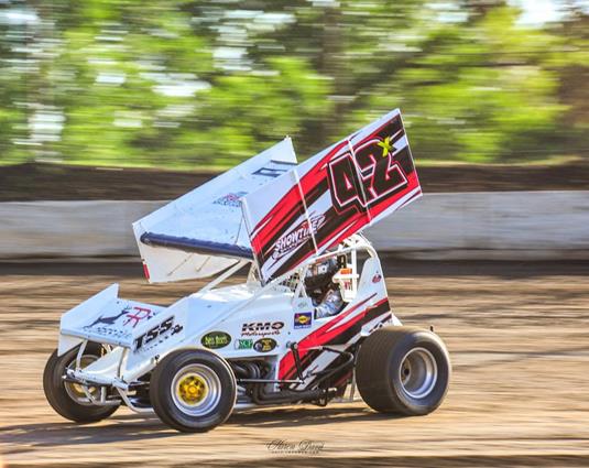 Lawrence Scores Sixth-Place Finish at Kennedale Speedway Park Despite Battling Fuel Line Problem